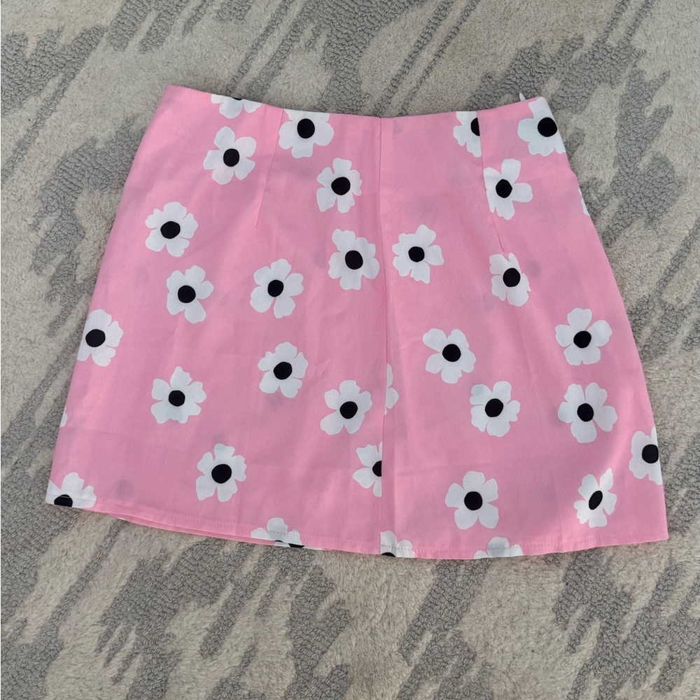 Princess Polly Pink Floral Mini Skirt